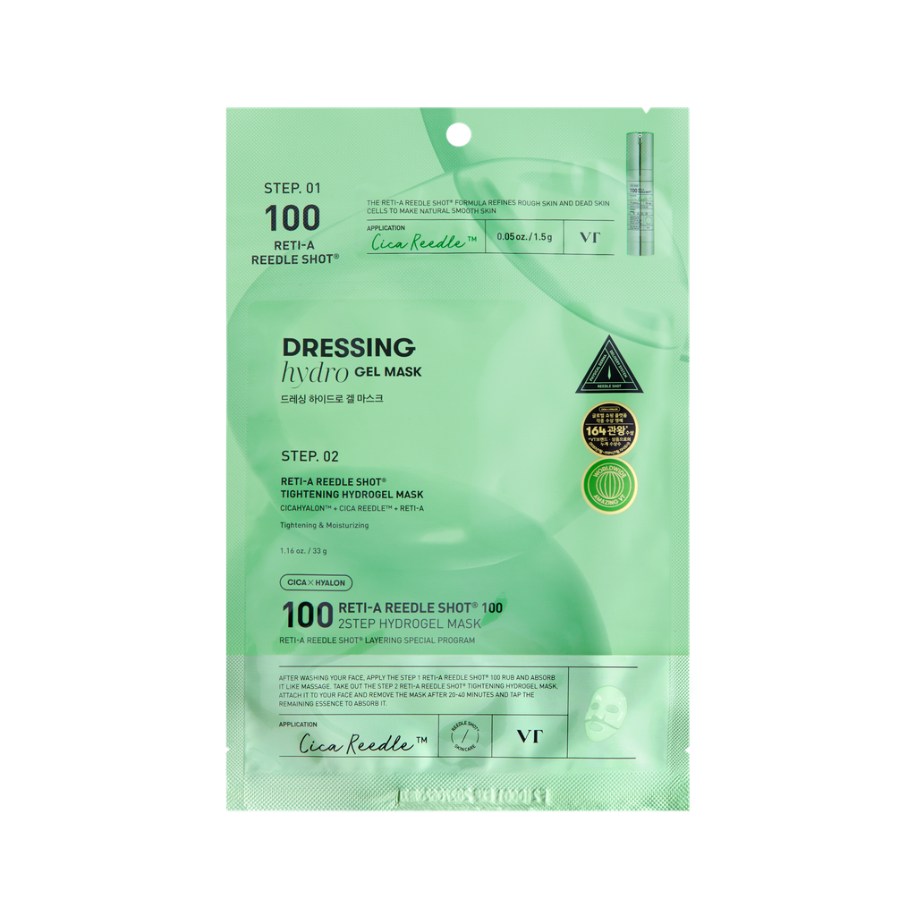 VT COSMETICS [EN](1EA) Reti-A Reedle Shot® 100 2STEP Hydrogel Mask