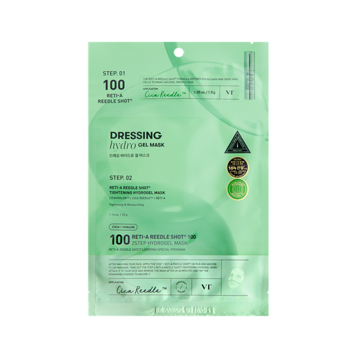 VT COSMETICS [EN](1EA) Reti-A Reedle Shot® 100 2STEP Hydrogel Mask