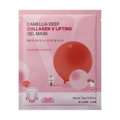 Round Lab Camellia Deep Collagen V Lifting Gel Mask 10g(4ea)