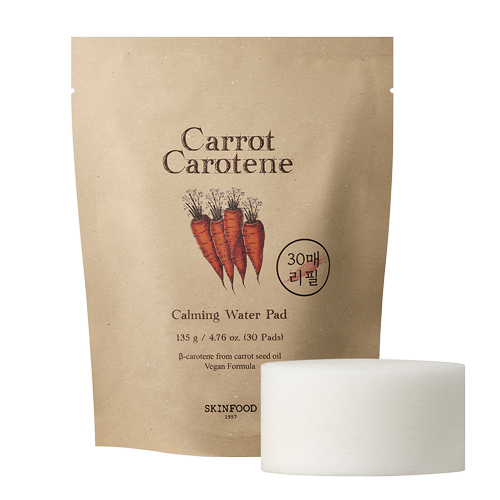 SKINFOOD Carrot Carotene Calming Water Pad 30EA (for refill)