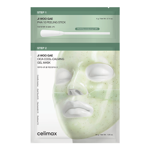 celimax [1EA] Ji Woo Gae Cica PHA Peel 2-STEP Gel Mask 4g+30g