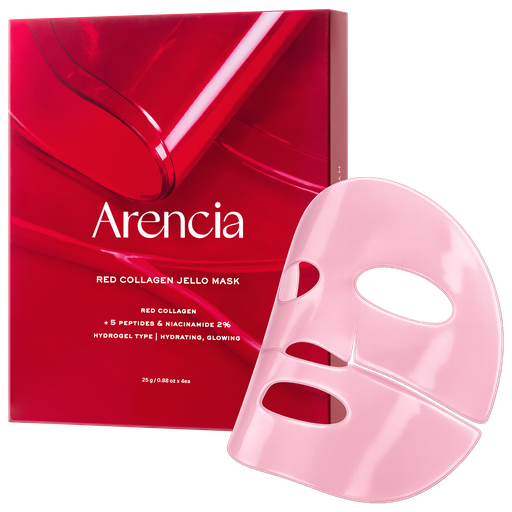 ARENCIA (4EA) Red Collagen Jello Mask 25g