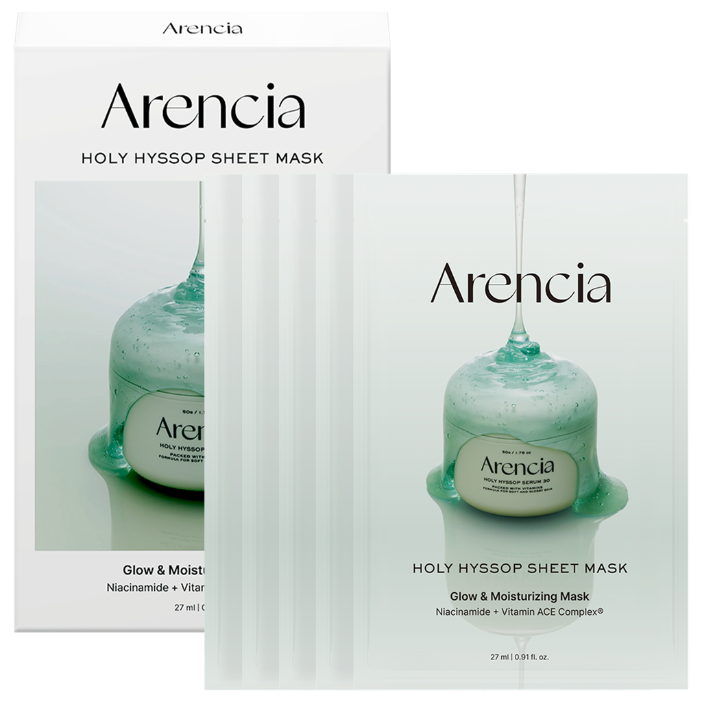ARENCIA (5ea) Holy Hyssop Sheet Mask