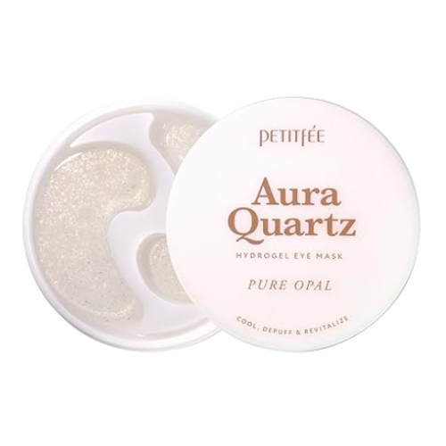 Petitfee Aura Quartz Hydrogel Eye Mask –Pure Opal (40 pcs, 20 pairs)