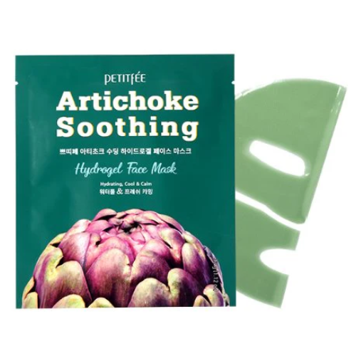 Petitfee [5EA] Artichoke Soothing Hydrogel Face Mask