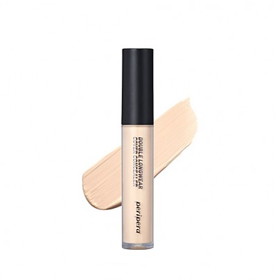 Peripera Double Longwear Cover Concealer # 01 Pure Ivory