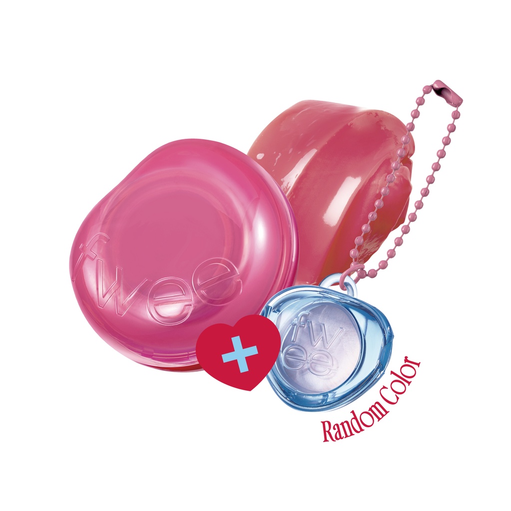 FWEE *Keyring* Lip&Cheek Glowy Jelly Pot JP01 Sugar Coat 4g