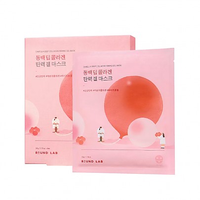Round Lab (4EA) Camellia Deep Collagen Firming Gel Mask