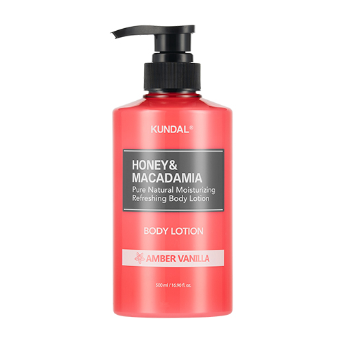 KUNDAL Honey & Macadamia Pure Body Lotion Amber Vanilla 500ml