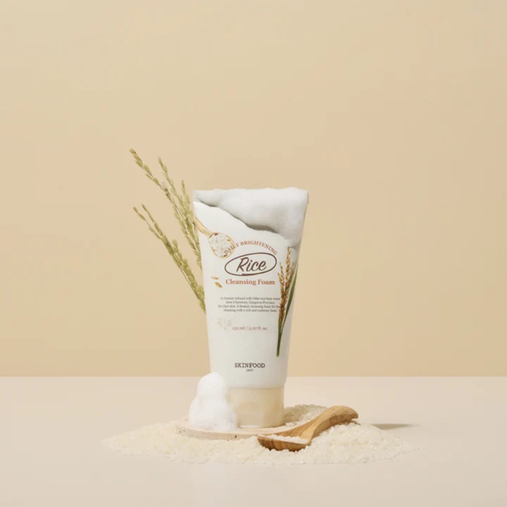SKINFOOD Rice Daily Brightening Cleansing Foam 150ml
