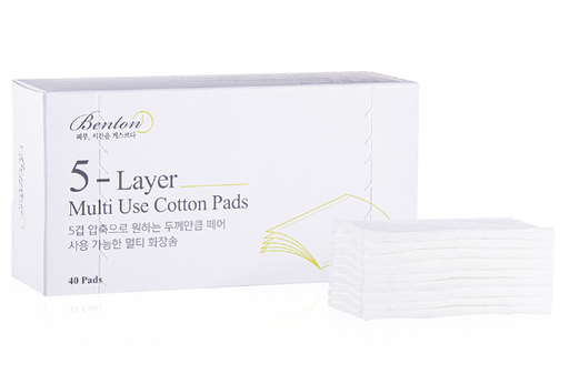 Benton 5-LAYER Multi-Use Cotton Pads (40EA)