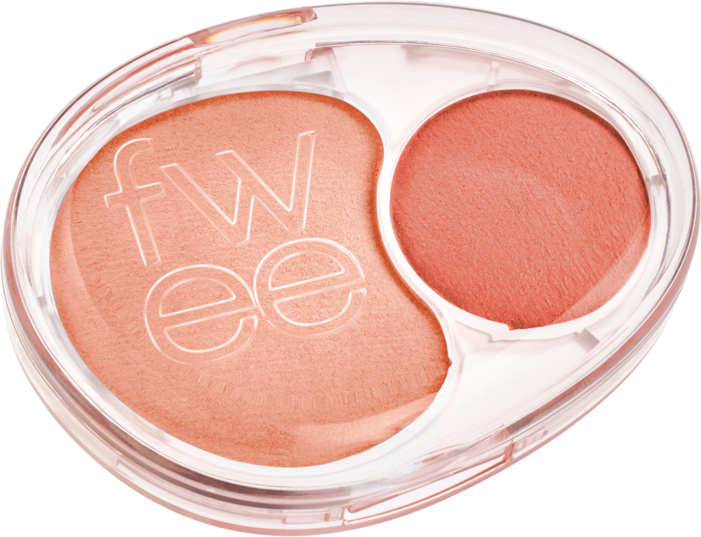 FWEE mellow Dual Blusher CR01 Juicy Smile 7.2g