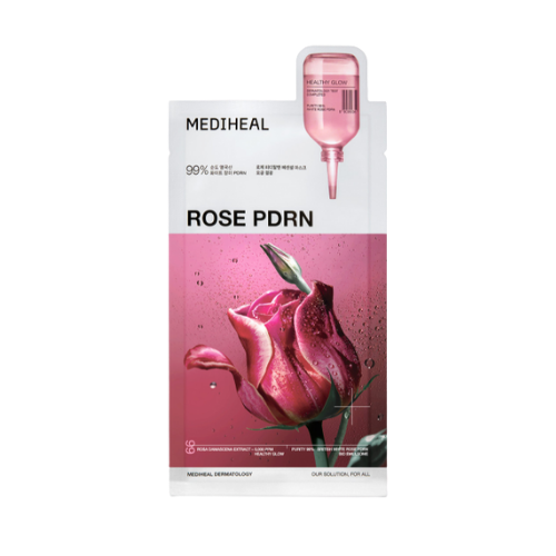 MEDIHEAL [10Ea] Rose Pdrn Essential Mask Healthy glow 24ml