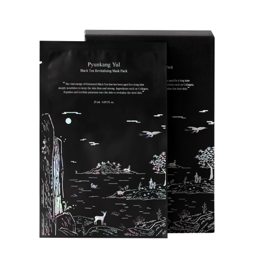 Pyunkang Yul (10ea) Black Tea Revitalizing Mask Pack