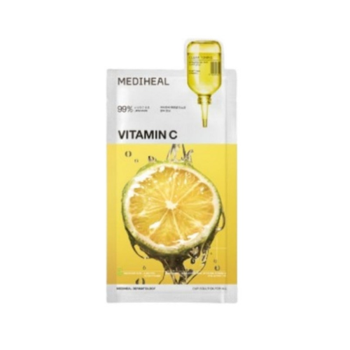 MEDIHEAL [10Ea] Vitamin C Essential Mask Clear Toning 24ml