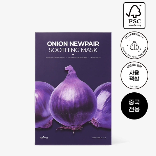 ISNTREE (5EA) Onion Newpair Soothing Mask 25g