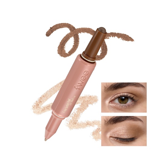 FWEE Long-Lasting Dual Coloring Stick Eye Shadow 02 Soft Blink 1.2g
