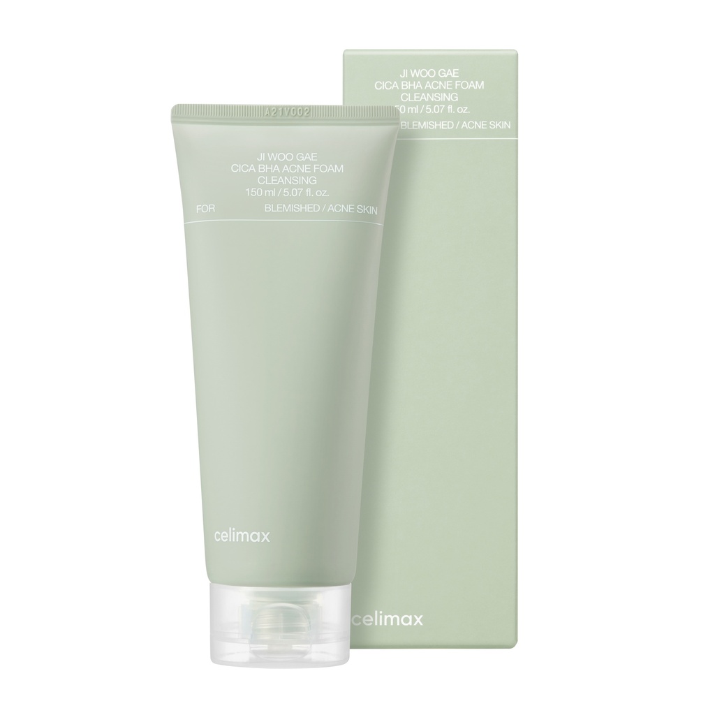 celimax Ji Woo Gae Cica BHA Acne Foam Cleansing 150ml