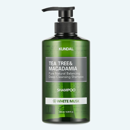 KUNDAL Tea Tree & Macadamia Deep Cleansing Shampoo White Musk 500ml