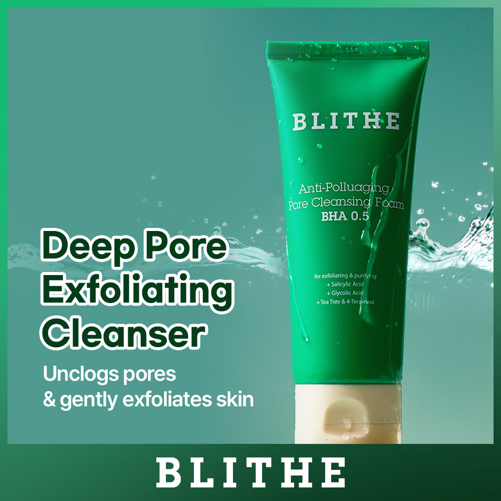 BLITHE Anti-Polluaging Pore Cleansing Foam BHA 0.5 150ml