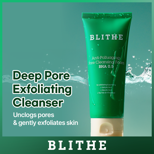 BLITHE Anti-Polluaging Pore Cleansing Foam BHA 0.5 150ml