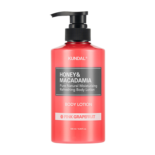 KUNDAL Honey & Macadamia Pure Body Lotion Pink Grapefruit 500ml