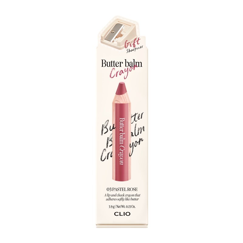 CLIO Butter Balm Crayon 003 Pastel Rose