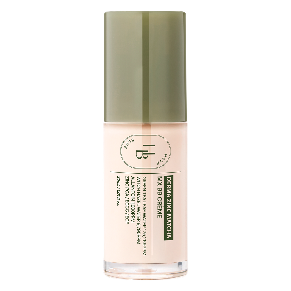 HEVEBLUE Derma Zinc Matcha Mx BB Cream 0.5 Ivory