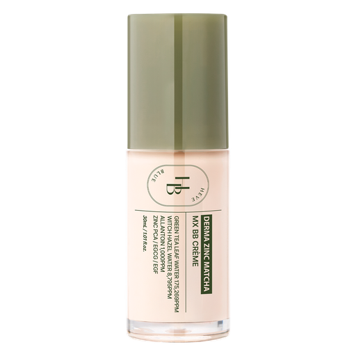 HEVEBLUE Derma Zinc Matcha Mx BB Cream 0.5 Ivory