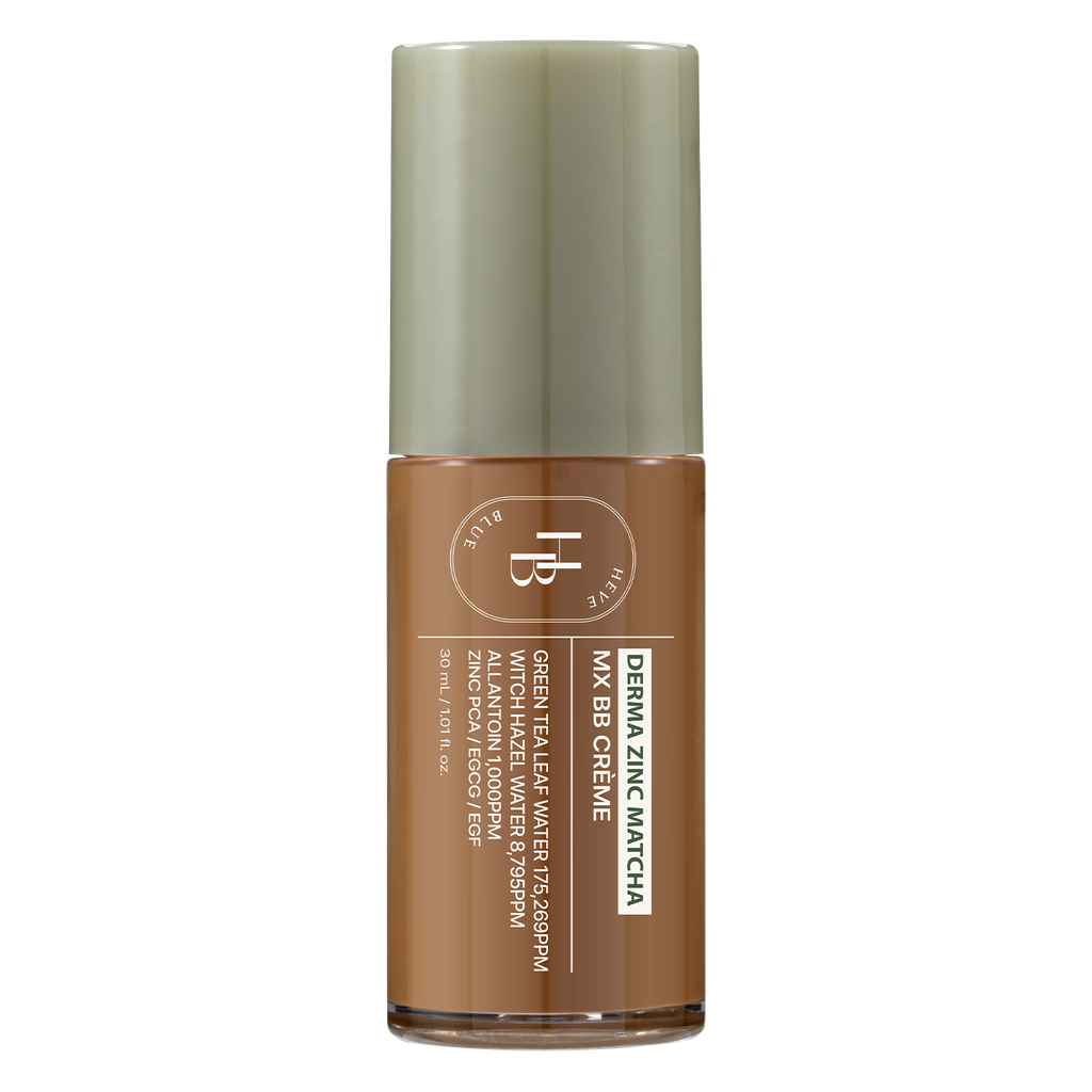 HEVEBLUE Derma Zinc Matcha Mx BB Cream 6.0 Walnut