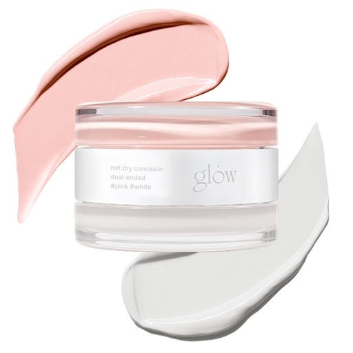 glow not dry concealer #pink #white