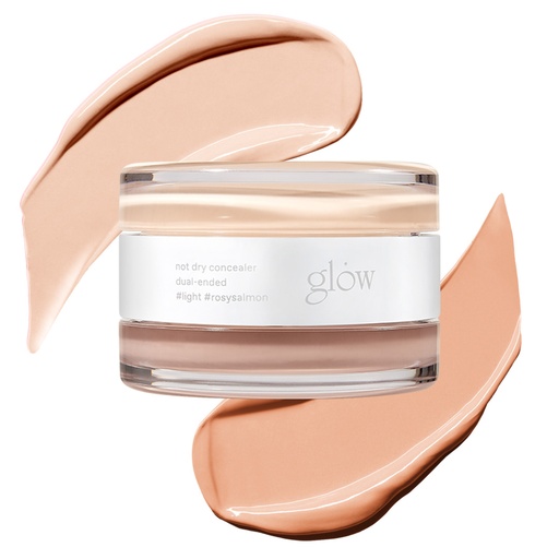glow not dry concealer #light #rosysalmon
