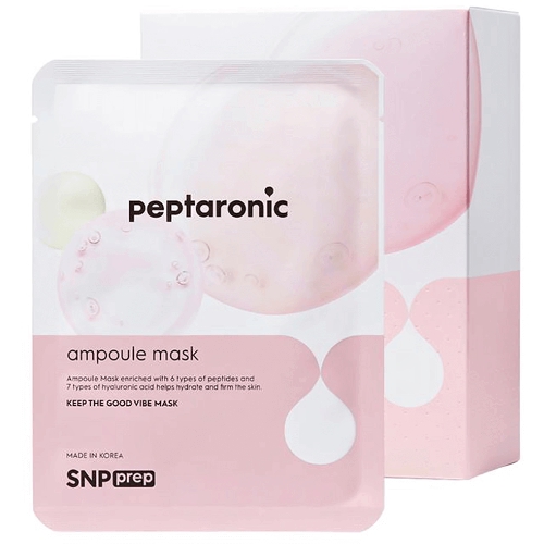 SNP [10ea] Prep Peptaronic Ampoule Mask 10pcs*25ml (2023)