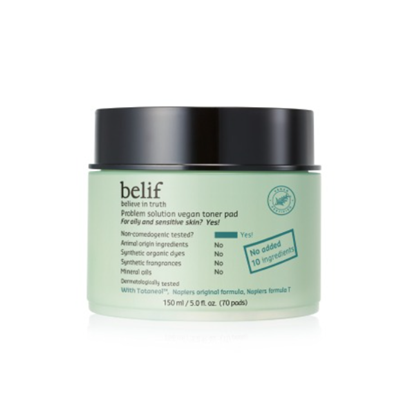 belif Problem Solution Vegan Toner Pad 150ml