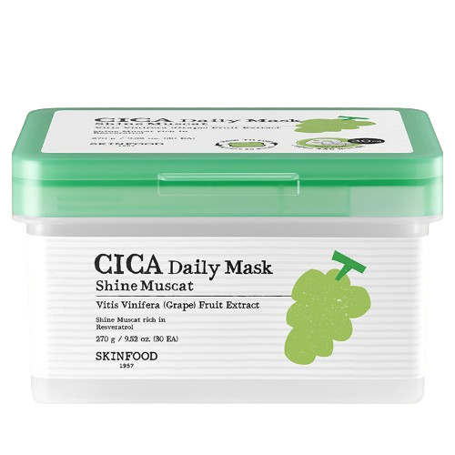 SKINFOOD Shine Muscat Cica Daily Mask 270g/30EA