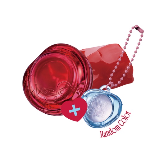 FWEE (Dis) *Keyring* Lip&Cheek Glowy Jelly Pot JC01 Honey Peach 4g