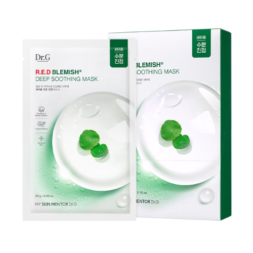 Dr.G [10ea] Red Blemish Deep Soothing Mask