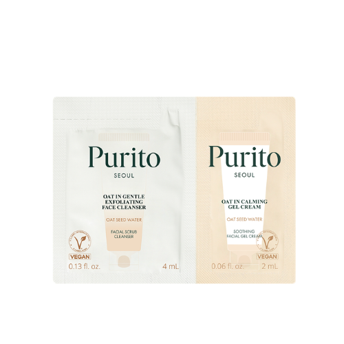 PURITO SEOUL (Sample) Oat Duo (Cleanser 4ml + Cream 2ml)