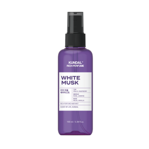 KUNDAL Rich Perfume Hair Mist White Musk 100ml