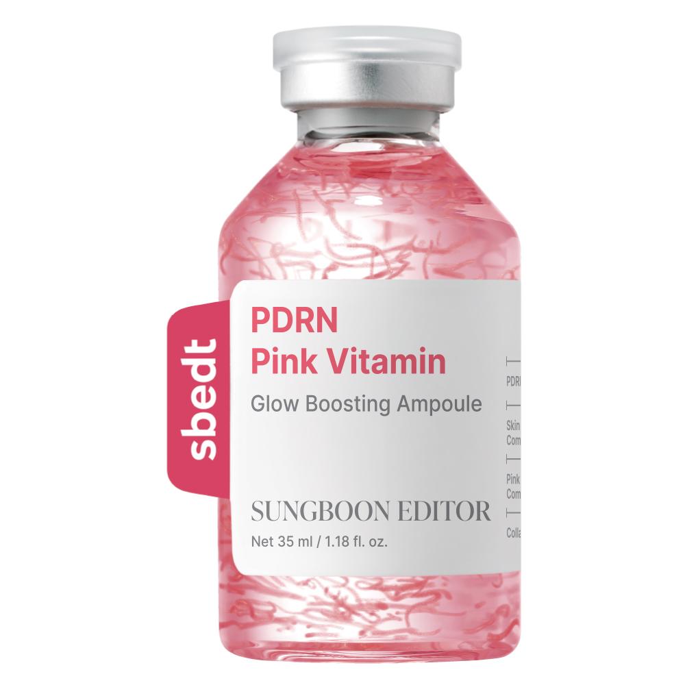 Sungboon Editor PDRN Pink Vitamin Glow Boosting Ampoule 35ml